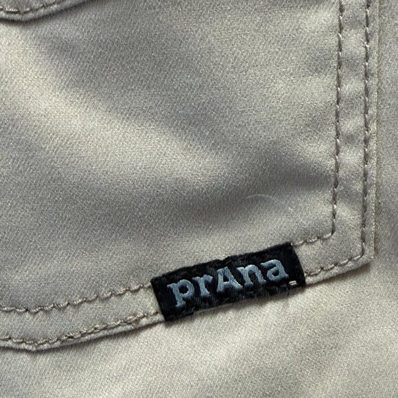 Prana Pants Mens 32Wx32L Brown Slim Fit Hiking Outdoor Adventure - Excel. Cond. - Picture 13 of 13